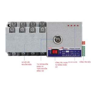 ATS chuyển nguồn tự động 3 pha 4 cực 100A