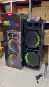 ลำโพงบลูทูธ รุ่น KTS-1707 ฟรีไมค์ลอยและไมค์สาย/รีโมท ดอกลำโพง10นิ้ว2ดอก เสียบเครื่องดนตรีได้ เสียบไมค์สายเพิ่มได้ ตัวใหญ่เสียงแน่น รองรับAUX TF USB ปรับปิดไฟได้ ลำโพงบลูทูธ รุ่น KTS-1707 ฟรีไมค์ลอยและไมค์สาย/รีโมท ดอกลำโพง10นิ้ว2ดอก เสียบเครื่องดนตรีได้