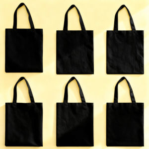 6 Pack Sublimation Tote Bags Blank Reusable Bags for Shopping DIY Crafts Parties Gifts Promotions & Holiday Events