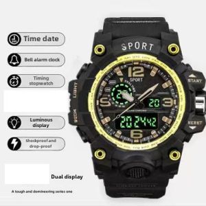 Children Stylish and Versatile Men Tactical Sports Middle School Student Watch Electronic Watch Male Special Forces Machinery Waterproof
