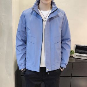 ROMON | Áo khoác nam Lormon thời trang xuân thu phong cách mới chống gió ngoài trời cổ đứng quần áo bảo hộ lao động áo khoác ngoài