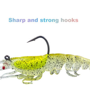 TPE Soft Prawn Lures Soft Plastic Shrimp Lures TPR Prawn Lures