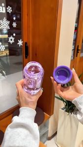 Botol Minum Anak Karakter Kuromi My Melody Cinnamorol Sanrio 450ML Model Teguk BPA Free