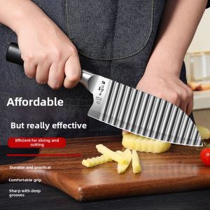 Stainless Steel Cutting Wonder Potato Wavy Knife