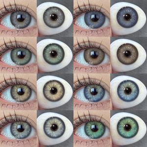 EYESHARE New Color Contact Lenses for Eyes Blue Lenses Brown-Gray Pupils Fashion High Quality Cosmetic Contact Yearly Eye Lenses