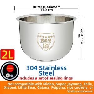 Thickened Inner Pot for Pressure Cooker Cooking Soup