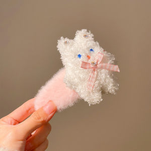 Adorable Plush Headwear New Cute Rabbit Hairband Bangs Hair Clip Versatile Hair Rope Hair Accessories Original Design Hair Accessories