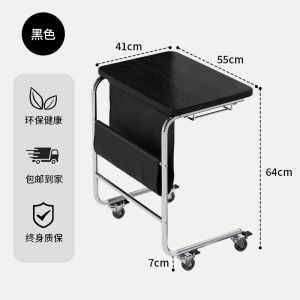 Mini Stainless Steel Sofa Side Table Living Room Tea Table Mobile Cart Storage Rack Vintage Style Home Furniture Corner Table