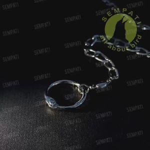 SEMPATI Rantai Ujung Besi Untuk Kaki Burung Nuri Beo Betet Hantu Dll RNBR1AJ
