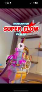 KARBURATOR SUPER FLOW ORIGINAL BRT SF 24MM 26MM 28MM 30MM Carburator Karbu