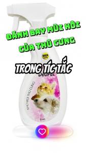 Khử Mùi Thú Cưng FAY DeoPet - Loại Bỏ Mùi Hôi Da Lông Nhanh Chóng Cho Chó Mèo - 300ml