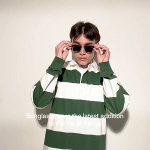 Sunnies Studios Bastian (Browline Sunglasses Shades for Men and Women)