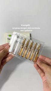THE FACE Ampoule Collagen & Temulawak Serum 2ml*5pcs | Hyaluronic Acid Niacin & Collagen