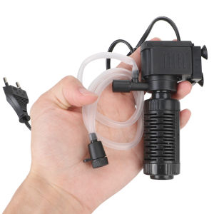 3 in 1 Filter Water Purifier Oxygenation Submersible Filtration Mini Fish Tank Filter for Aquarium Fish Tank