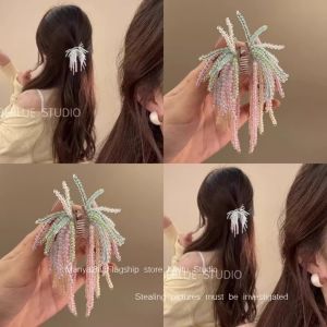 Phụ Kiện Tóc Đuôi Ngựa Nửa Đầu Màu Sắc Nhỏ Như Bong Bóng Pháo Hoa Cá Mập Ngọt Ngào Cá Mập Siêu Nhiên Phụ Kiện Tóc Thể Thao