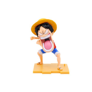 Bandai | 15cm One Piece Luffy Figures Three Captains Sanji Monkey D Luffy Roronoa Zoro Action Figure The Hungry Trio PVC Anime Model Toys