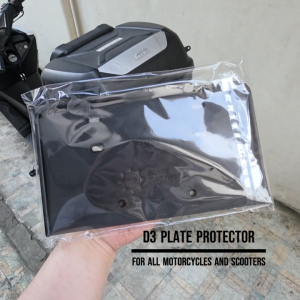 plate protector D3 for all motorcycles and scooters universal