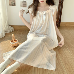 ชุดนอนแขนสั้นผ้าไหมน้ำแข็งฤดูร้อน 2025 ใหม่ ไซส์ใหญ่ 300 ปอนด์ หลวมๆ สำหรับนักเรียน ชุดนอนผู้หญิง ชุดนอน