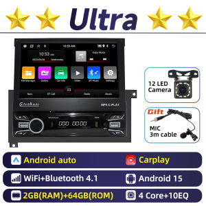 Car Stereo Android for Dodge Intrepid 1993-1997 1Din 7" Telescopic Screen CarPlay GPS Multimedia Autoradio Radio