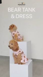 Bear Tank Dress - Baju Kucing dan Baju Anjing POMAPOO Premium Berkualitas