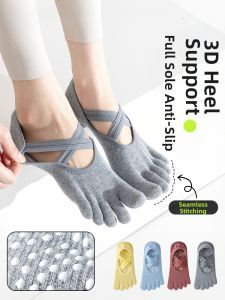 Tuban | Non-slip Fitness Socks for Yoga Pilates Women Summer Short Toe Separated