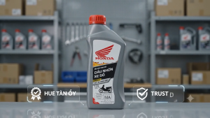 Original Honda 4T SL 10W-30 Motorcycle Engine Oil 1.2L JASO MA Minyak Hitam Motor for All Honda 4 Stroke Motorcycles