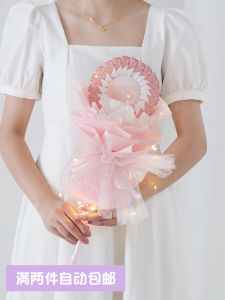 Creative DIY Handmade Birthday Gifts: Fairy Wands & Flower Bouquet Wrapping Paper