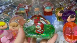 (PHÁT SÁNG) Mô Hình Đồ Chơi Charm Nước Đám Mây Kim Tuyến Lấp Lánh Mây Moi Trái Cây Đáng Yêu Dạ Quang