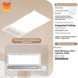 OPPLE | Frameless Smart Thermostatic Heater & Exhaust Fan