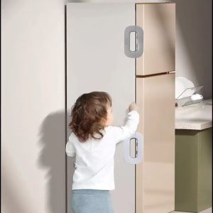 ที่ล๊อคประตู ที่ล็อคตู้เย็น ตัวล็อคตู้เย็น กาวล็อคตู้เย็น ตัวล็อกตู้ ตัวล๊อคลิ้นชัก เด็กล็อคตู้เย็น ตู้เย็น ตัวล็อคประตูตู้เย็น ติดกาวไม่ต้องเจาะ อเนกประสงค์ เพื่อความปลอดภัย สําหรับเด็ก ป้องกันการหนีบ