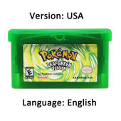 Takara Tomy | Pokemon GBA Series 32-bit Video Game Cartridge Console Card Pokemon Emerald FireRed LeafGreen Ruby Sapphire Multi-language