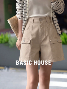Basic House | High Waist Slim Leg Loose Shorts