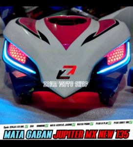 Mata Gaban JUPITER MX NEW 135 + Flaser Sen Running/ mata gaban MX New 135 LED Sen Running