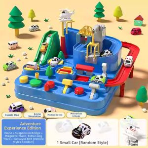 XIDIQI | Educational Toy Cars Police Fire Plane Track 1-3 Year Boys