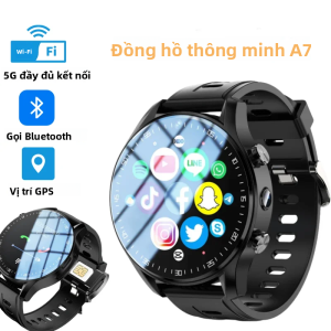 Đồng Hồ Thông Minh 4G SIM Kép Camera Kép A7128G Tích Hợp GPS WiFi Chống Nước Gọi Video Theo Dõi Sức Khỏe Theo Dõi Giấc Ngủ Dành Cho Nam Hệ Điều Hành Android