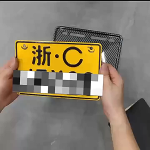 Motorcycle License Plate Frames Universal Aluminum License Plate Holder Motorcycle Accessor【Local delivery】COD