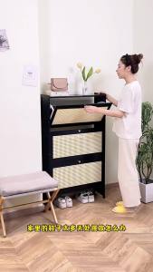 Ultra-thin Economic Simple Shoe Storage Cabinet 17cm