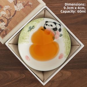 PUQI | Creative Hand-drawn Panda Fortune Cup Personal