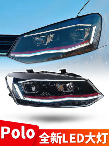 Super Bright Laser LED Headlights for 2011-2021 Volkswagen Polo Daytime Running Lights Dual Beam Lens Complete Assembly