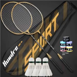 YUYOU | Durable Amateur Use Nylon Line Alloy Badminton Rackets Set
