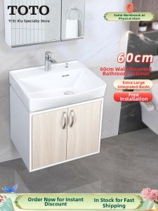 Wall-mounted Small Space Bathroom Vanity 60cm