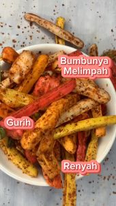 Kerupuk Seblak Beton Bumbu Medok 1kg & 500gr: Makanan Ringan Jadul Pedas Gurih & Renyah Kualitas Premium | Camilan Mami Bos