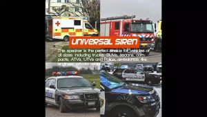 (COD+3 Days Delivery）9-Sound Loud Car Warning Alarm Fire Air Bugle PA Speaker 12V Air Horn Megaphone Car Horn 150DB Air Loud