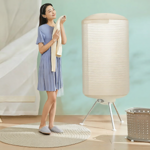 Asahi | Airmate Clothes Dryer Quiet Fast Drying Baby Clothes Home Use Humidity Removal Dryer HGY1002P-W Mechanical Control round Shape