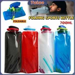 Talao 700ml Sports Kettle Travel Foldable Drink Water Bottle Collapsible Folding Flexible Drink Water Bag