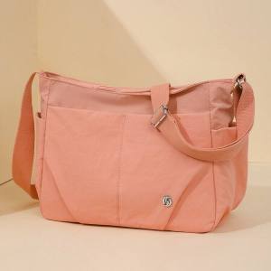 กระเป๋าสะพายข้างผ้าไนลอนความจุขนาดใหญ่สำหรับผู้หญิง กระเป๋าสะพายข้างแบบลำลอง กระเป๋าถือแบบลำลองสำหรับเดินทาง