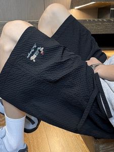 Quần Short Thể Thao Mùa Hè Cho Nam Dopaamine Quần Dài Năm Điểm Rộng Rãi Quần Dài Thể Thao Bãi Biển Bằng Lụa Băng Quần Dài Thẳng