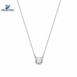 SWAROVSKI necklace SWAROVSKI CONSTELLA round crystal pendant platinum necklace clavicle necklace womens necklace Valentines Day gift womens gift with gift box birthday gift