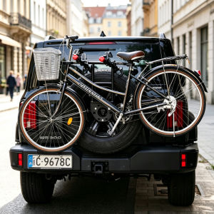 ZENTORACK | Spare Tire Style Bicycle Rear Rack for Car