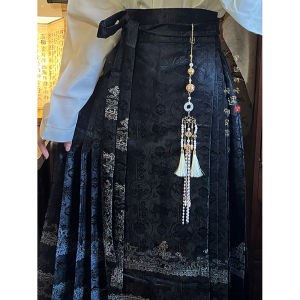 New Chinese Style Waist Chain Accessory for Cheongsam Embellishment National Style Fresh out Peace Lock Tassel Fringe